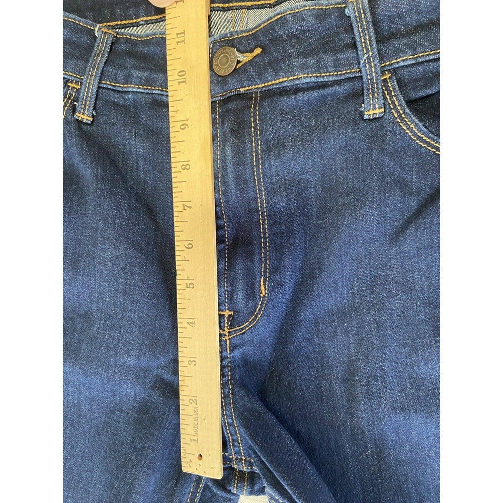 Old Navy Women's Size 12 w32 Dark Wash Blue Denim High Rise Super Skinny Jeans - Picture 4 of 9